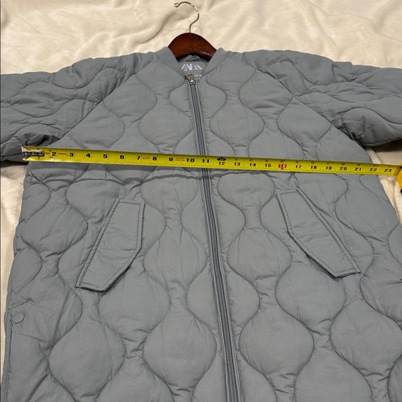 Zara Kids Oversized Quilted bomber Jacket -size 13/14 - Picture 6 of 9